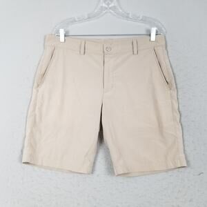 Vineyard Vines Shorts Mens 33 Beige Fairway Performance Golf Chino Stretch